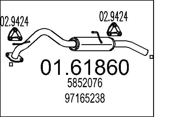 MTS Lõppsummuti Artikli number: 01.61860 soodsalt
