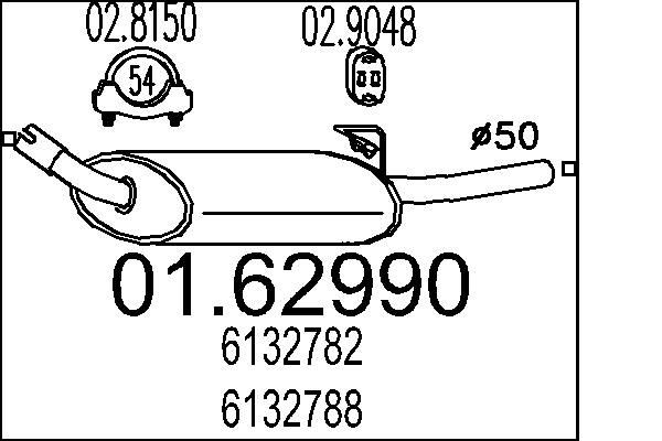 MTS Lõppsummuti Artikli number: 01.62990 soodsalt