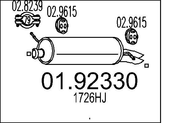 MTS Lõppsummuti Artikli number: 01.92330 soodsalt