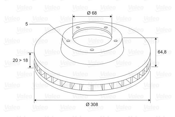 VALEO 836064 Dual mass flywheel REXTON 2.7 Xdi 4x4 160 PS Diesel