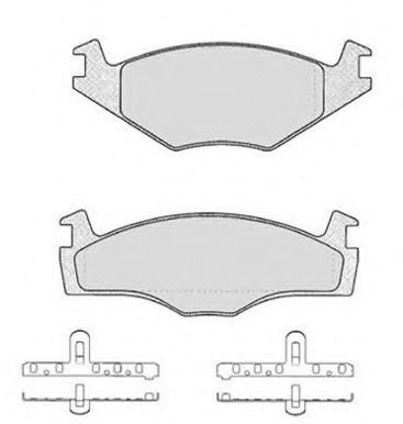 RAICAM Brake pad set Article number: 291.2 cheaply