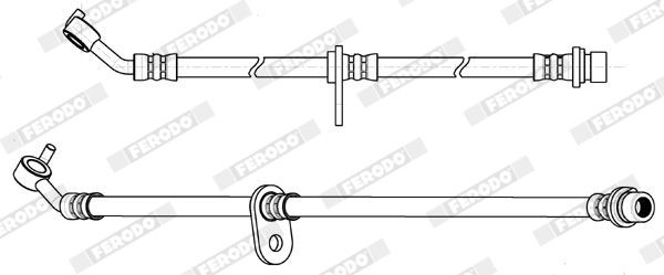 FERODO Brake disc Article number: DDF070C-1 cheaply