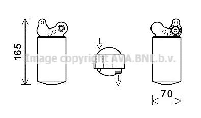 PRASCO Air conditioning condenser Article number: AI5117 cheaply