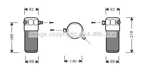 PRASCO Tørfilter aircondition Varenummer: AID152 billige