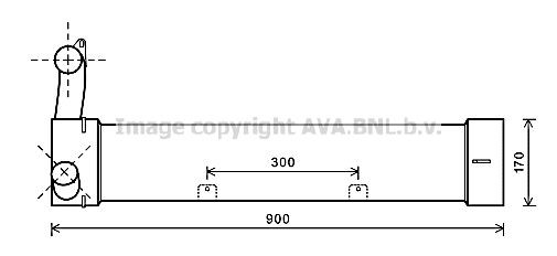 PRASCO Intercooler Article number: AU4214 cheaply