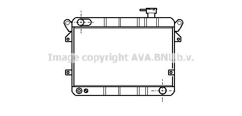 PRASCO Engine radiator Article number: FT2017 cheaply