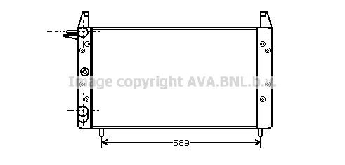 PRASCO Radiaator, mootorijahutus Artikli number: FT2068 soodsalt