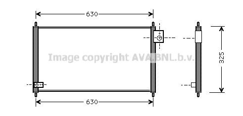 PRASCO Air conditioning condenser Article number: HD5111 cheaply