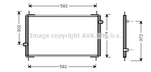 PRASCO Air conditioning condenser Article number: HD5112 cheaply