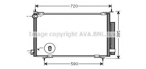PRASCO Air conditioning condenser Article number: HD5201 cheaply
