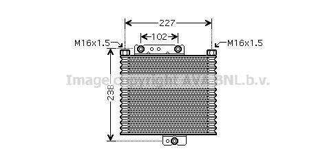PRASCO Automatic transmission oil cooler Article number: HY3151 cheaply