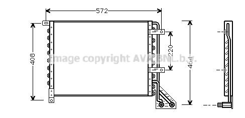PRASCO Air conditioning condenser Article number: LC5063 cheaply
