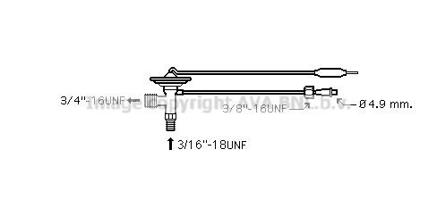 PRASCO AC expansion valve Article number: MT1232 cheaply