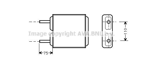 PRASCO Heater matrix Article number: OL6094 cheaply