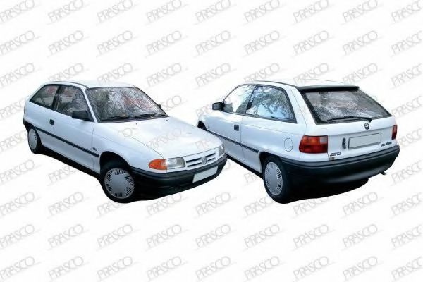 PRASCO OP0130672 Rear Panel ASTRA 1.7 D 57 PS Diesel 1998