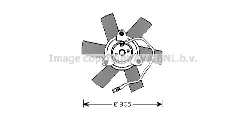PRASCO Fan, radiator Article number: PE7514 cheaply