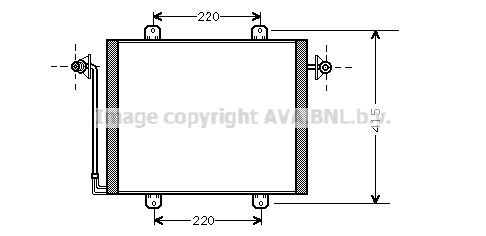 PRASCO Air conditioning condenser Article number: RT5190 cheaply