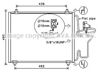 PRASCO Air conditioning condenser Article number: RT5192 cheaply