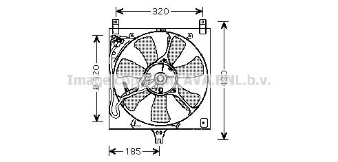 PRASCO Fan, radiator Article number: SZ7504 cheaply