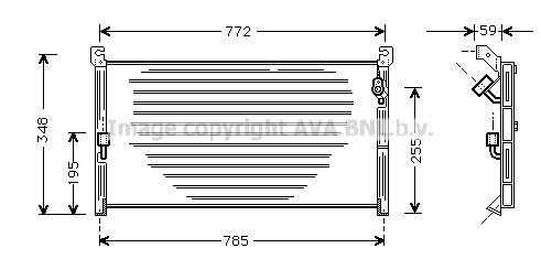 PRASCO Air conditioning condenser Article number: TO5130 cheaply