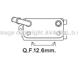 PRASCO Automatic transmission oil cooler Article number: VO3170 cheaply