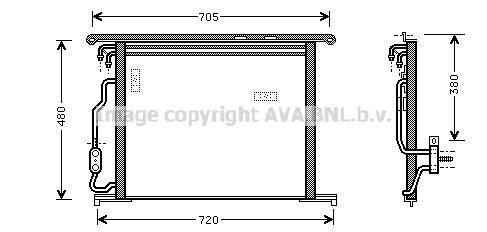 PRASCO Automatic transmission oil cooler Article number: VW3218 cheaply