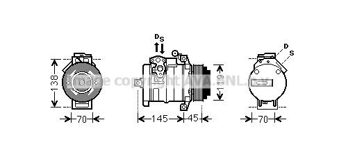 PRASCO Intercooler Article number: VW4246 cheaply