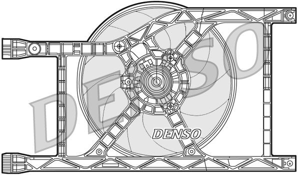 DENSO Fan, radiator Article number: DER09045 cheaply