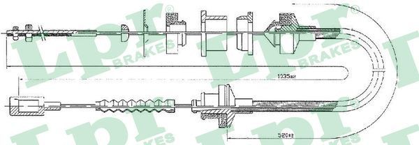 LPR Clutch Cable Article number: C0057C cheaply