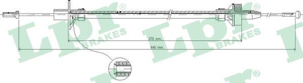 LPR Clutch Cable Article number: C0086C cheaply