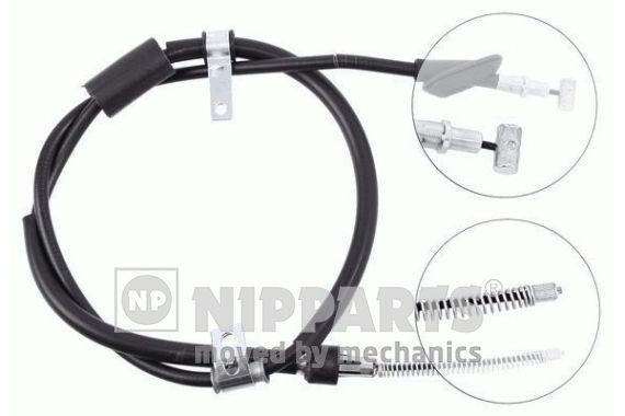 NIPPARTS Hand brake cable Article number: J13336 cheaply