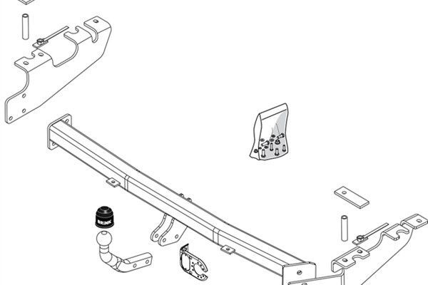 BRINK Trailer Hitch Article number: 409800 cheaply