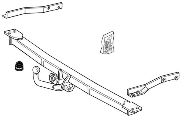 BRINK Trailer Hitch Article number: 229400 cheaply