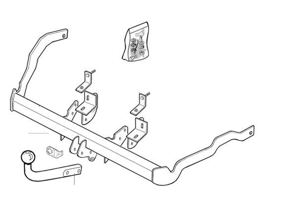 BRINK Trailer Hitch Article number: 438600 cheaply