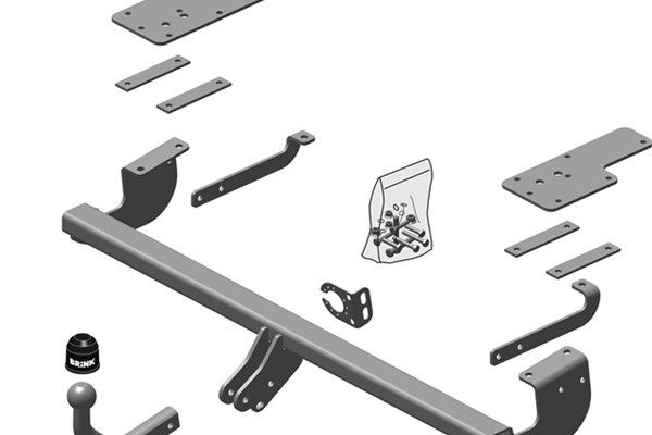 BRINK Trailer Hitch Article number: 469700 cheaply