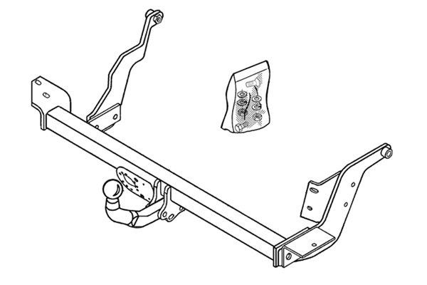 BRINK Trailer Hitch Article number: 385800 cheaply