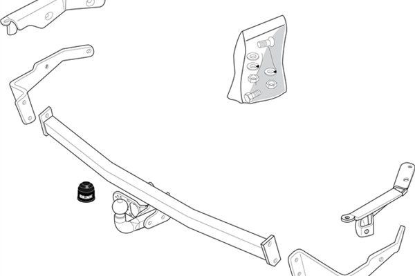 BRINK Trailer Hitch Article number: 358100 cheaply