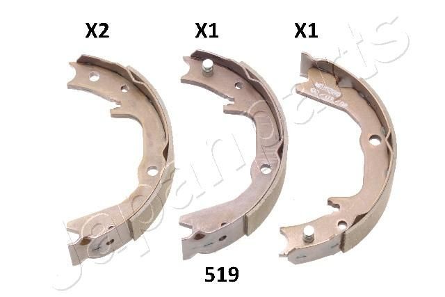 JAPANPARTS Handbrake shoes Article number: GF-519AF cheaply