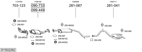 BOSAL Exhaust Pipe Article number: 774-315 cheaply