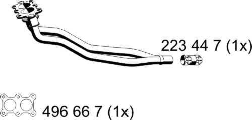 ERNST Exhaust Pipe Article number: 132404 cheaply