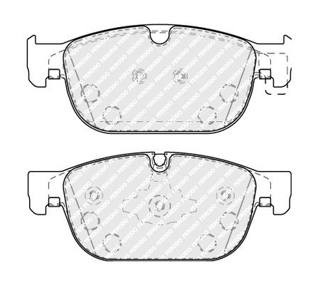 FERODO Brake pad set Article number: FSL638 cheaply