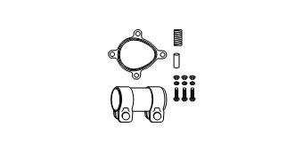 HJS Mounting Kit, catalytic converter Article number: 82 11 3273 cheaply