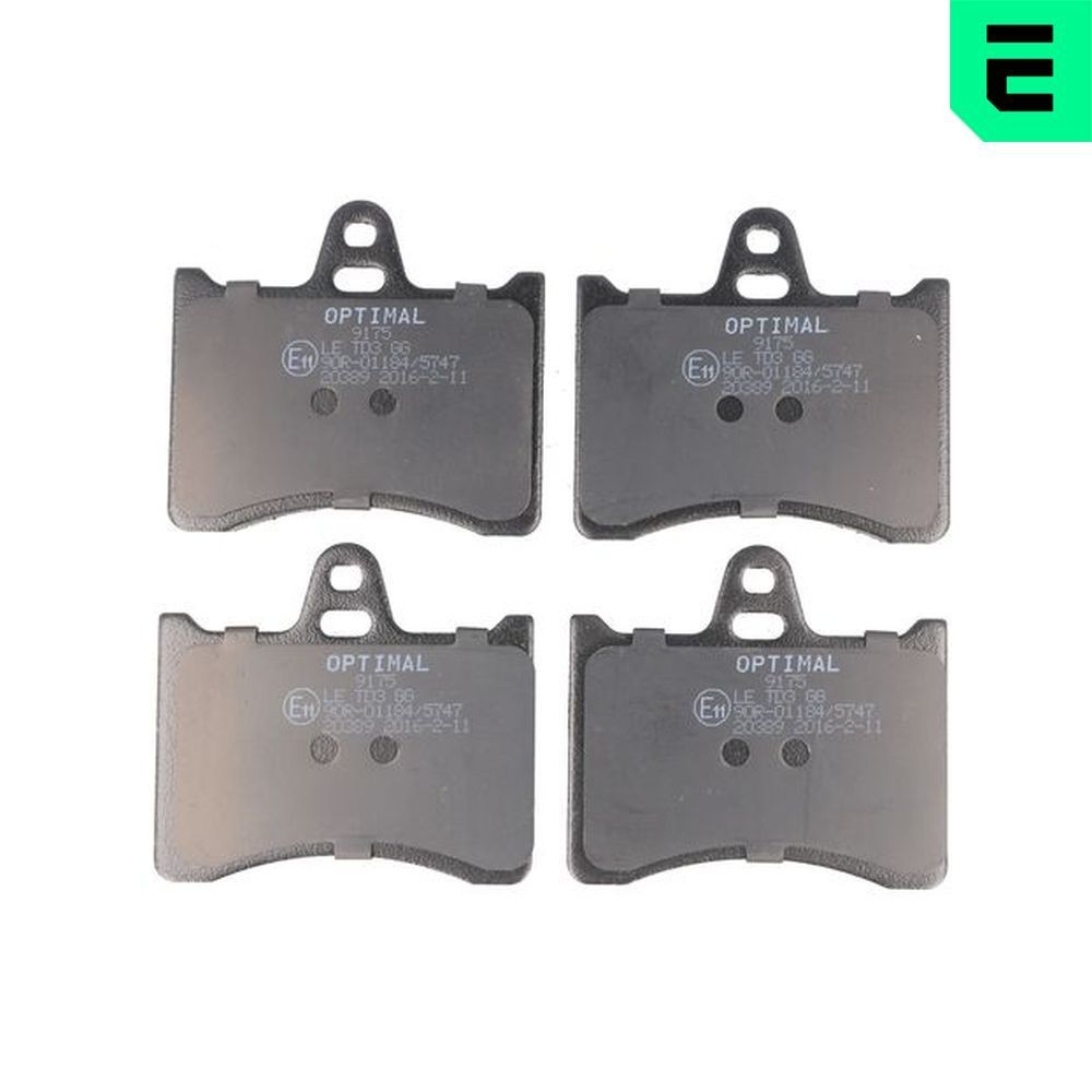 OPTIMAL Brake pad set Article number: 9175 cheaply