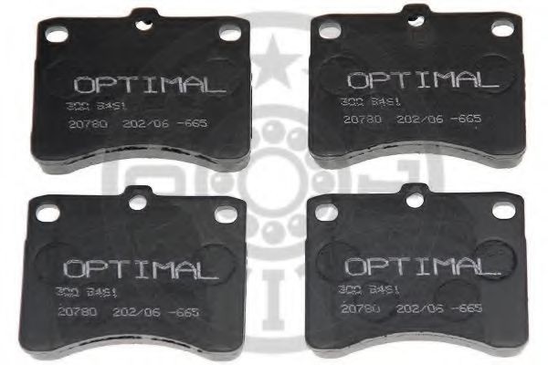 OPTIMAL Brake pad set Article number: 9461 cheaply