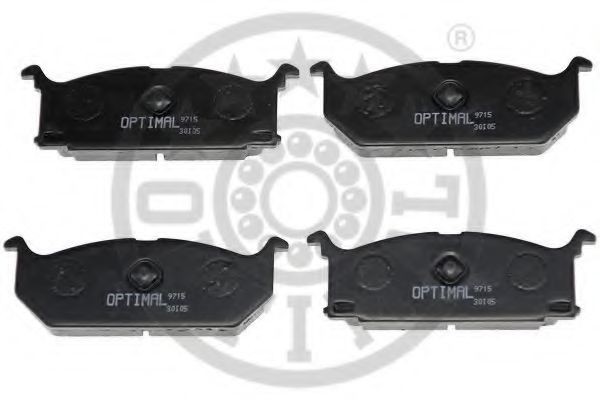 OPTIMAL Brake pad set Article number: 9715 cheaply