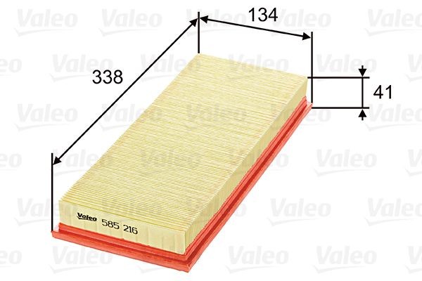 VALEO Air filter Article number: 585216 cheaply