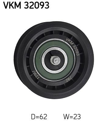 SKF Deflection / Guide Pulley, v-ribbed belt Article number: VKM 32093 cheaply