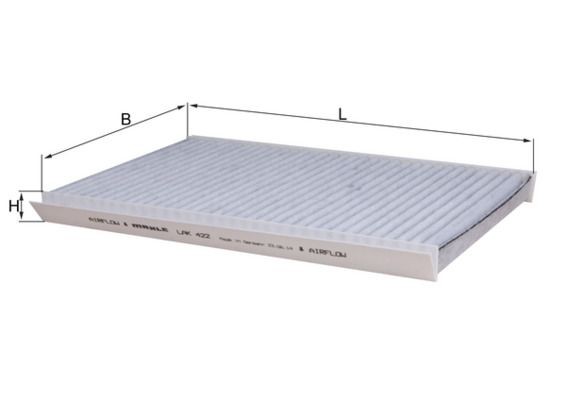 MAHLE ORIGINAL Filtro de habitáculo Número de artículo: LAK 422 a buen precio