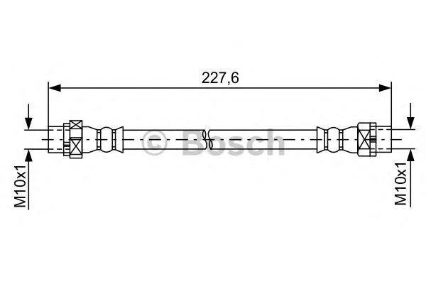 BOSCH Brake hose Article number: 1 987 481 582 cheaply