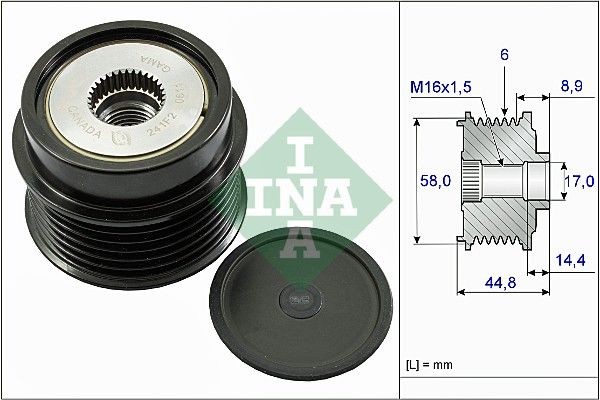 INA Generator friløbskobling Varenummer: 535 0271 10 billige